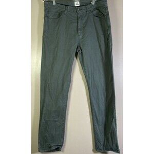 Flint and Tinder Chino Pants Straight Fit Green Casual Men's 36x34 Cotton